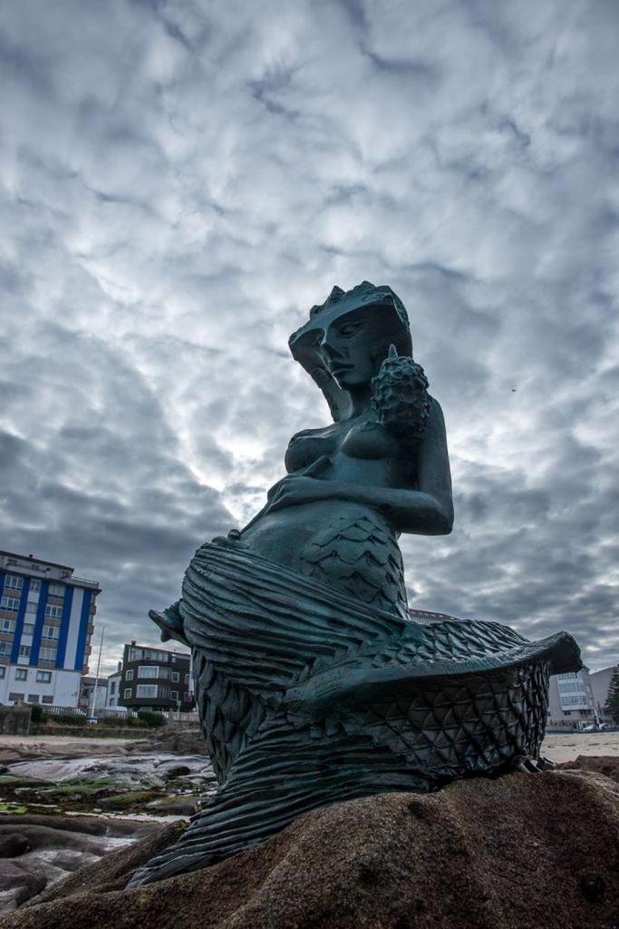 Ensan Ciprian Con Vistas Al Mar Apartamento Cervo  Exterior foto